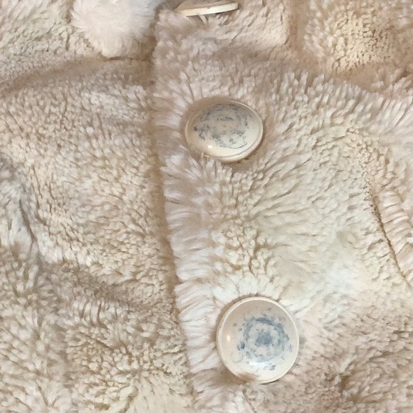 Justice Size 8/10 Crop Big Button Closure Jacket With Lining. Preloved - Picture 4 of 5